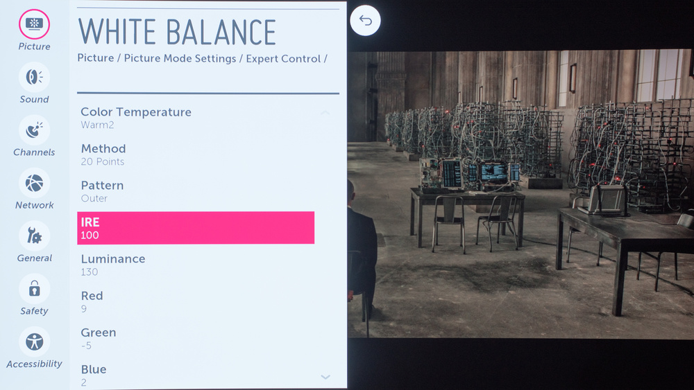 LG EG9600 Calibration Settings 26