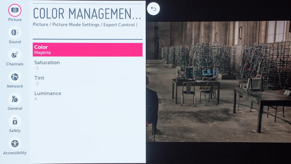 LG EG9600 Calibration Settings 31