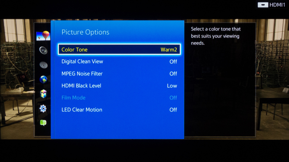 Samsung H5500 Calibration Settings 3