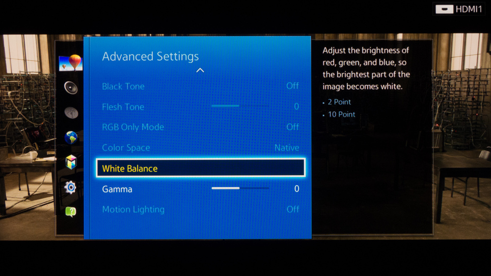 Samsung H6400 Calibration Settings 3