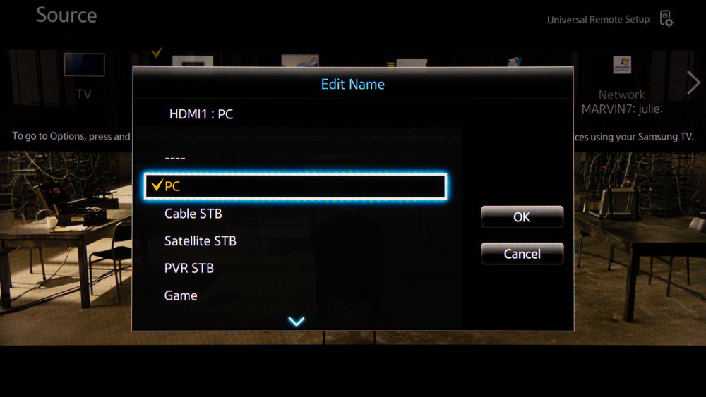 Samsung H8000 Calibration Settings 1