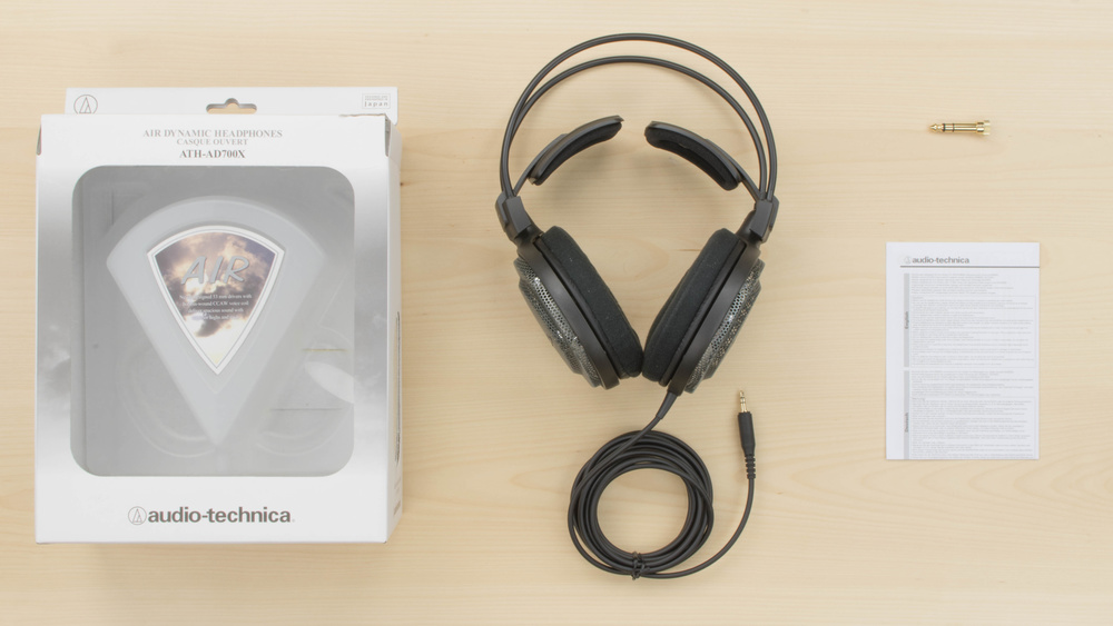 Audio-Technica ATH-AD700X In the box Picture