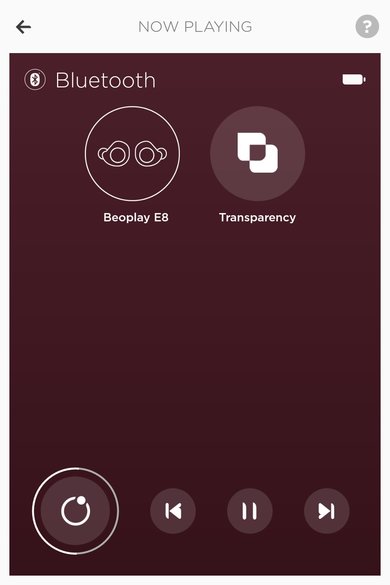 B&O PLAY E8 App Picture