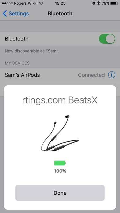 Beats BeatsX App Picture