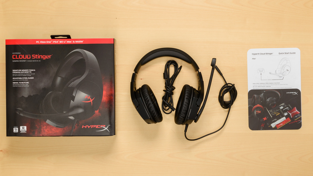 HyperX Cloud Stinger In the box Picture