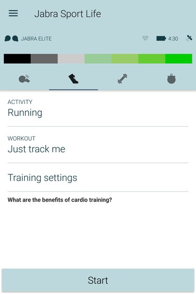 Jabra Elite Sport App Picture