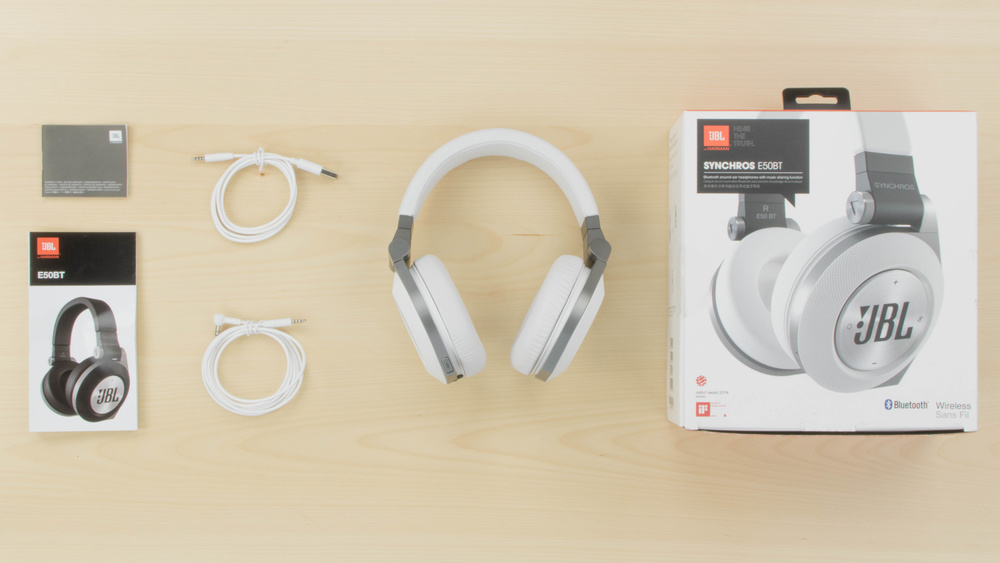 JBL E50BT In the box Picture