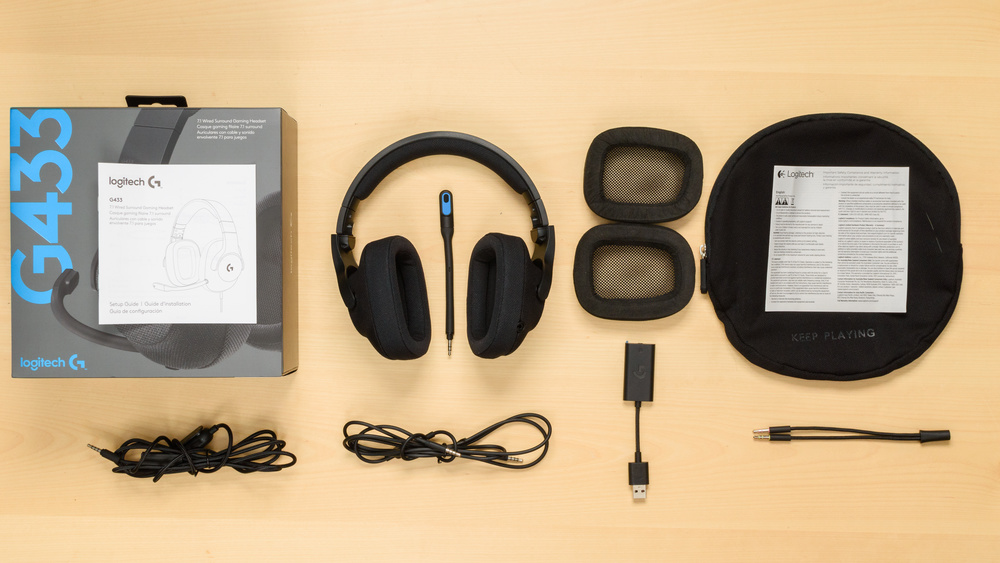 Logitech G433 In the box Picture