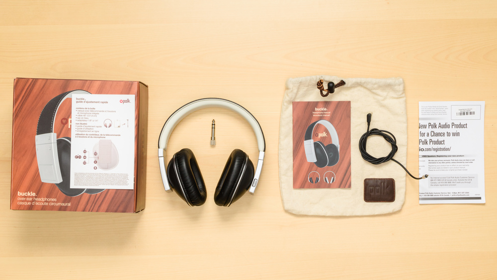 Polk Audio Buckle In the box Picture