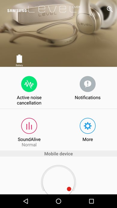 Samsung Level On Wireless App Picture