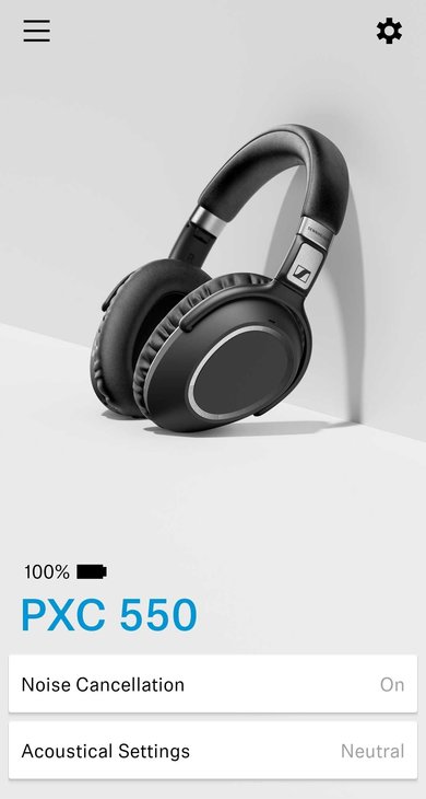 Sennheiser PXC 550 Wireless App Picture