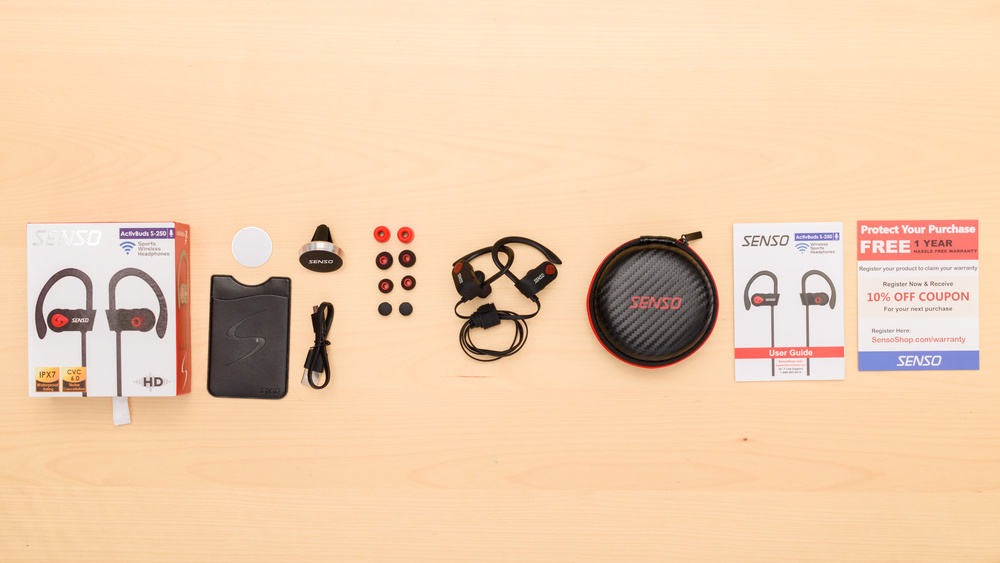 SENSO ActivBuds S-250 In the box Picture