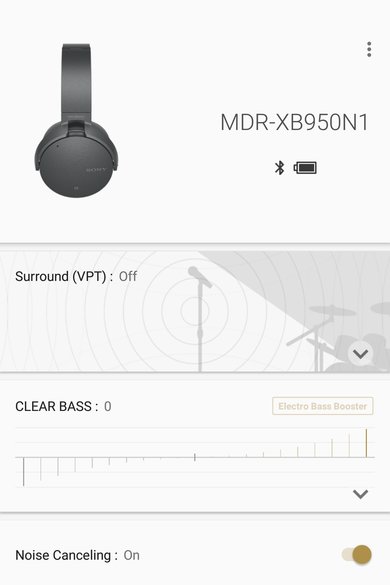 Sony MDR-XB950N1 App Picture