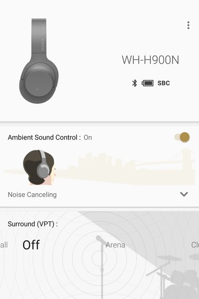Sony WH-H900N App Picture