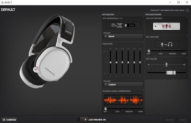 SteelSeries Arctis 7 App Picture