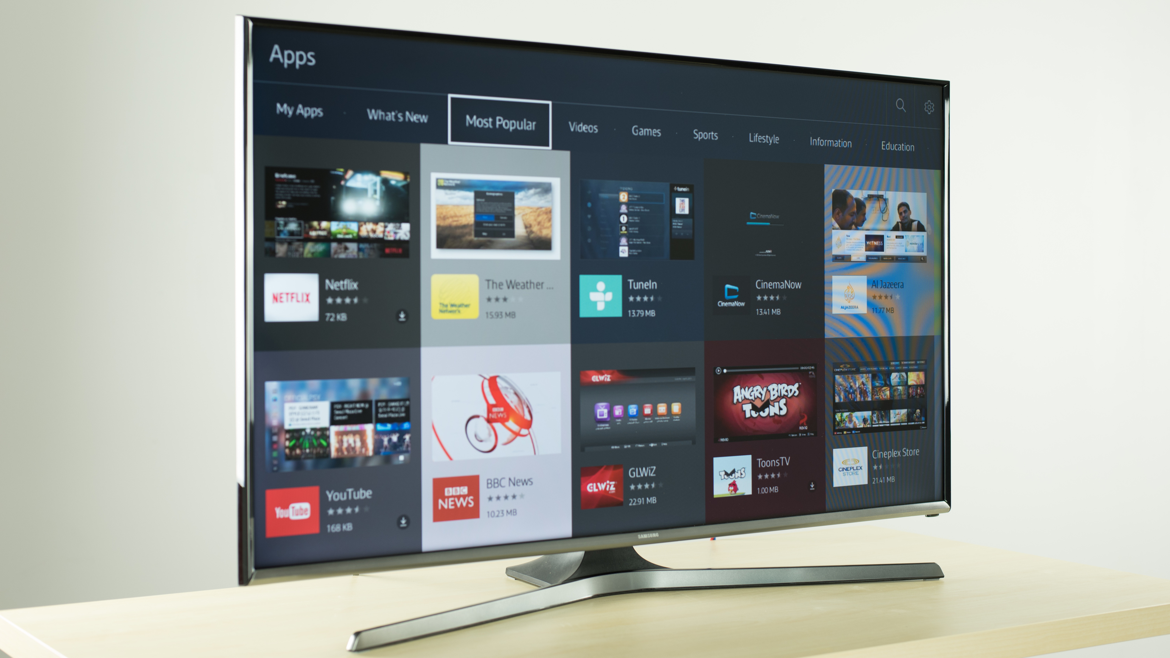 Samsung j5500 review (un40j5500, un48j5500, un50j5500) Mobile tv 100 cm