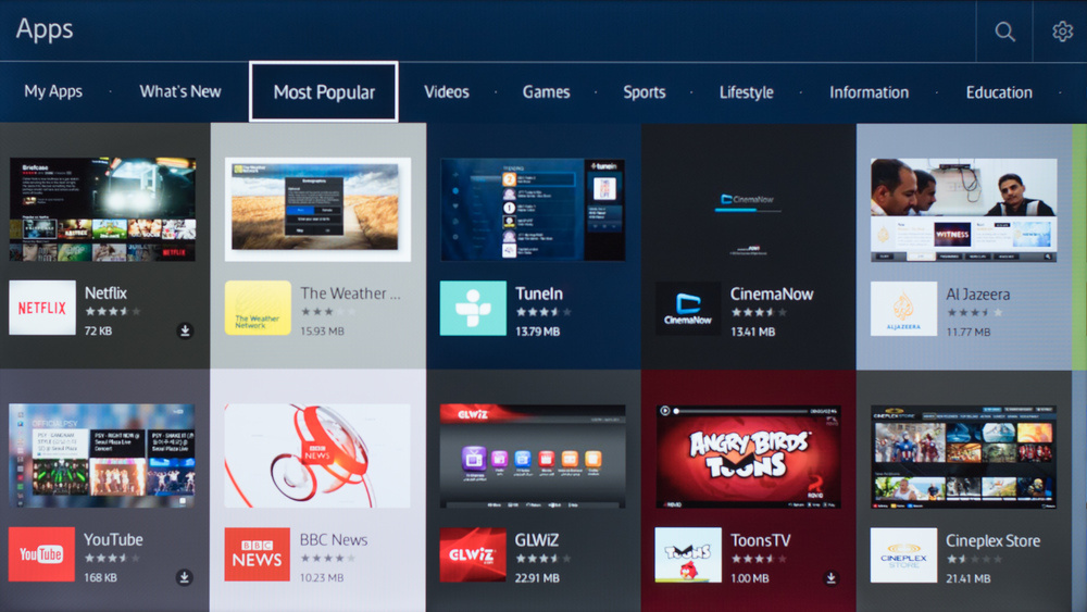 Samsung J5500 Smart TV Picture