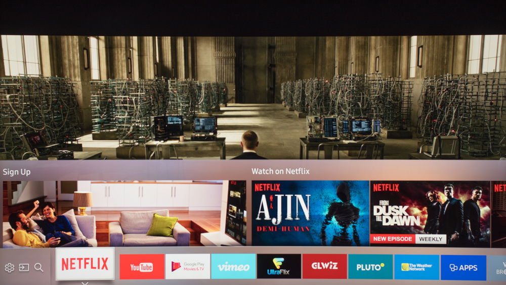 Samsung KU6600 Smart TV Picture