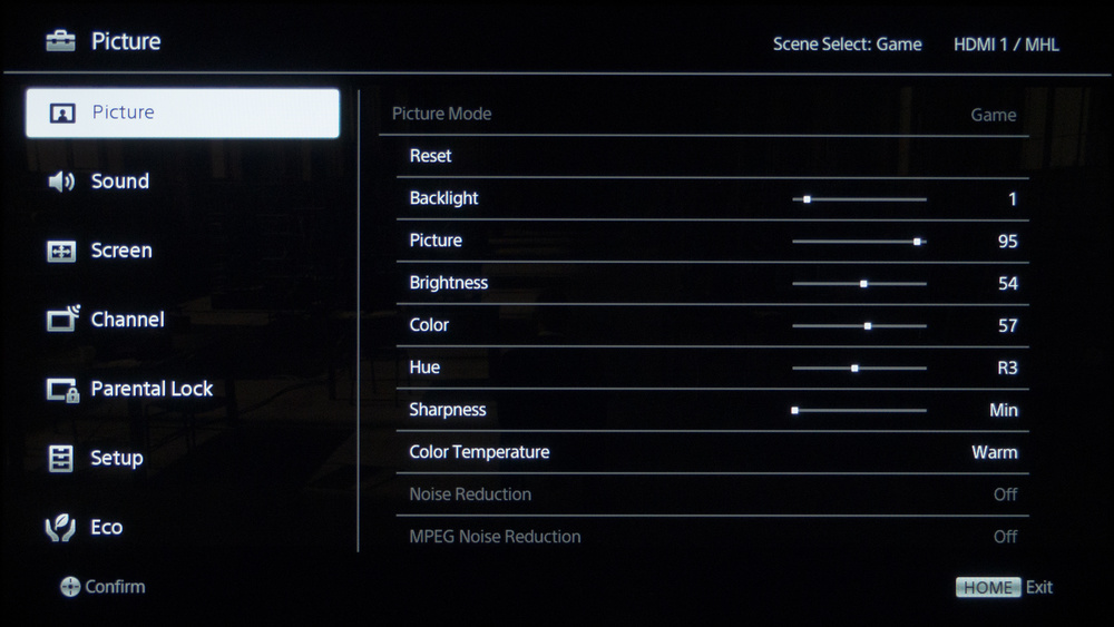 Sony KDL32R420B LED TV Calibration Settings