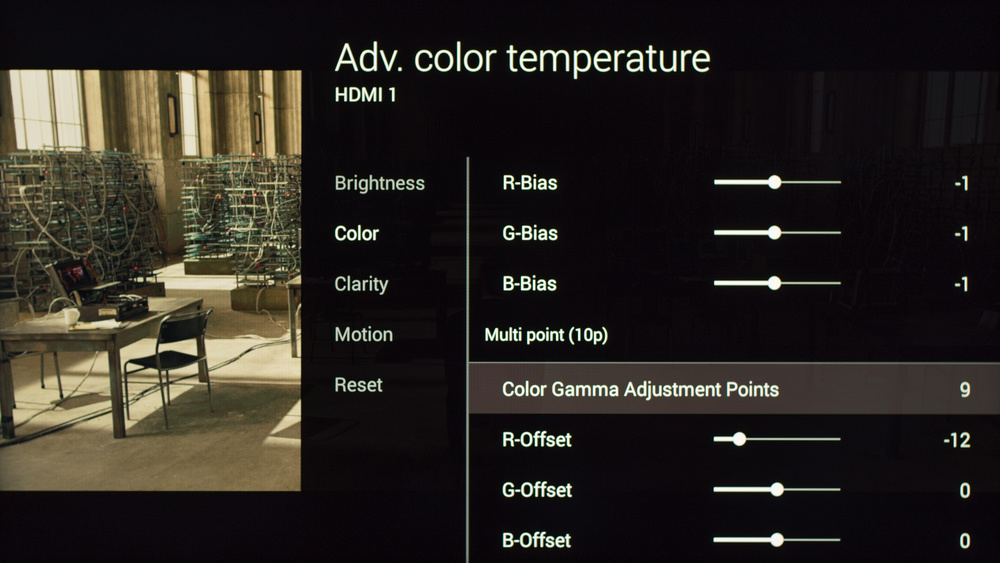 Sony W800C Calibration Settings 17