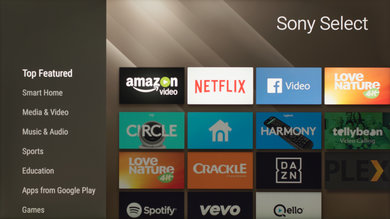 Sony X850F Apps Picture