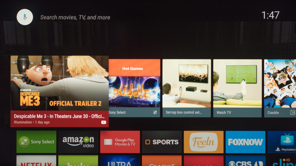 Sony X900E Smart TV Picture
