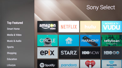 Sony X930E Apps Picture