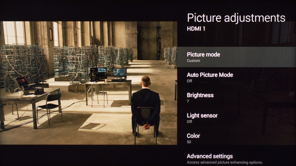 Sony W850C Calibration Settings 1
