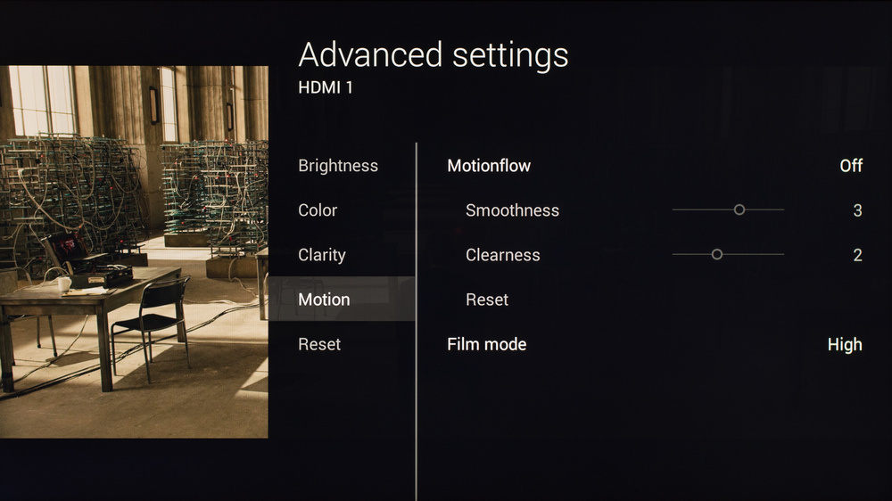 Sony X830C Calibration Settings 4
