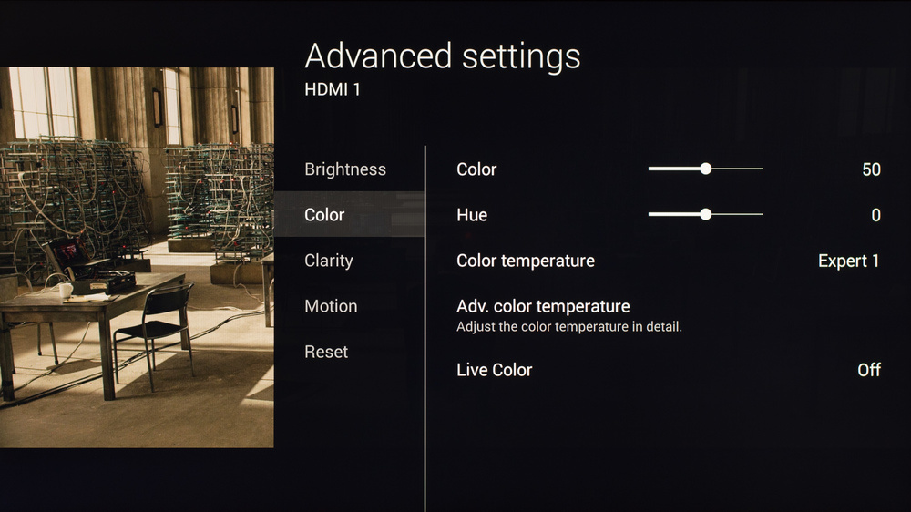 Sony X830C Calibration Settings 5