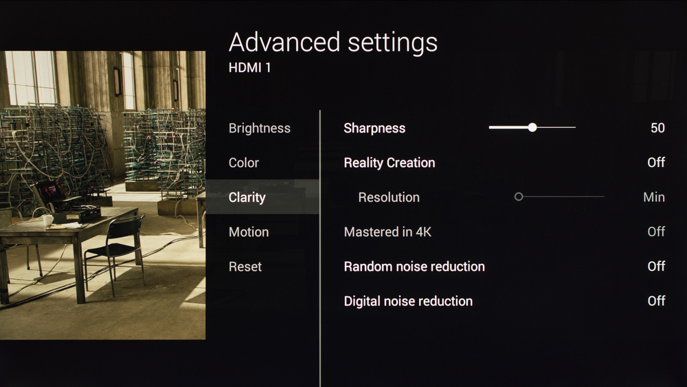 Sony X900C Calibration Settings 3