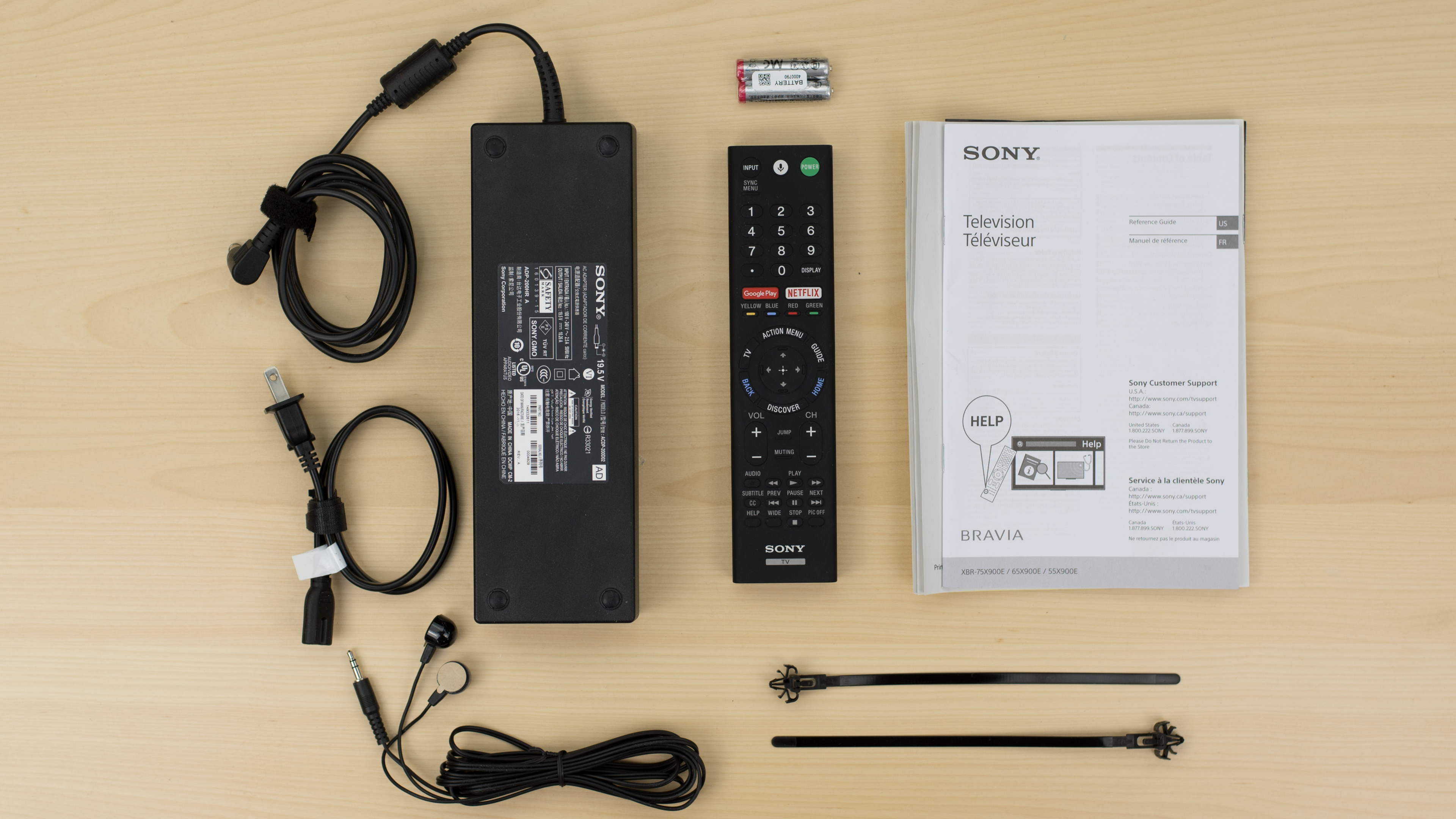 thumbnail image 2 of Genuine OEM Sony Remote Control For XBR-55X900E & XBR-65X850E TVs, Black 2 of 2
