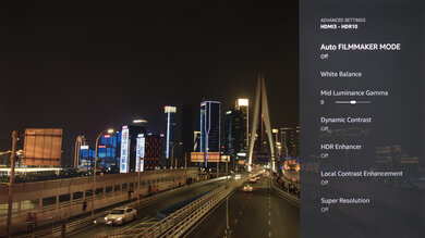 Hisense QD7QF Calibration Settings 122