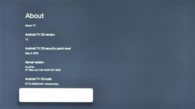 TCL QM5K Calibration Settings 135