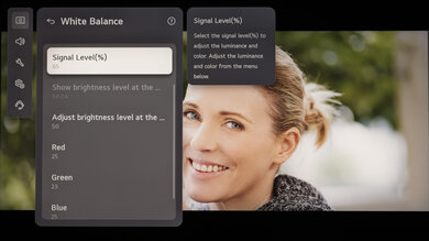 LG MRGB95B Calibration Settings 75