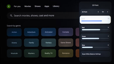 Hisense U8QG Calibration Settings 104