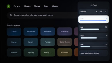 Hisense U8QG Calibration Settings 108