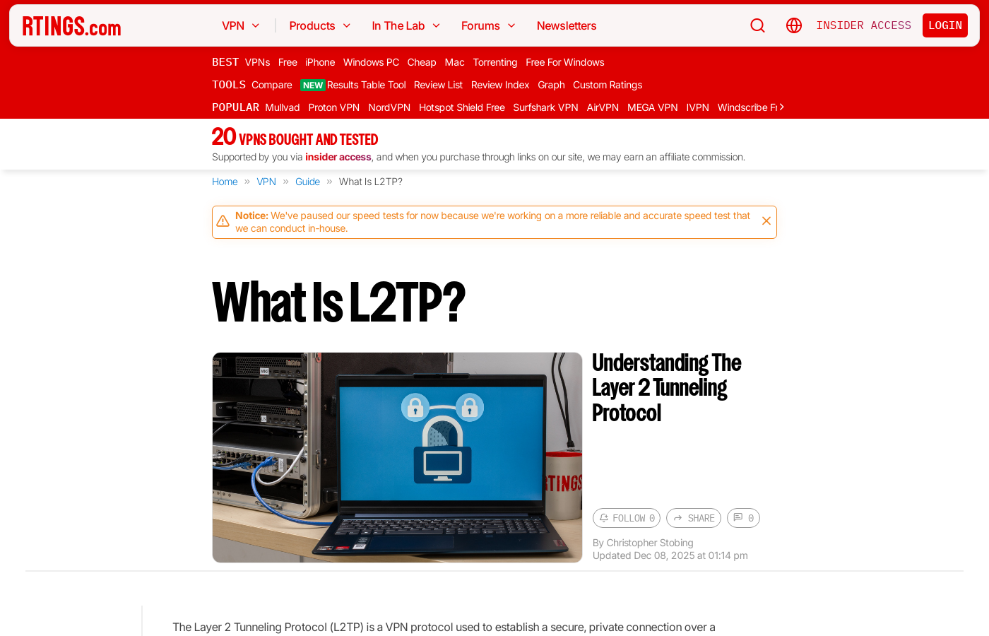 Learn: What Is L2TP?