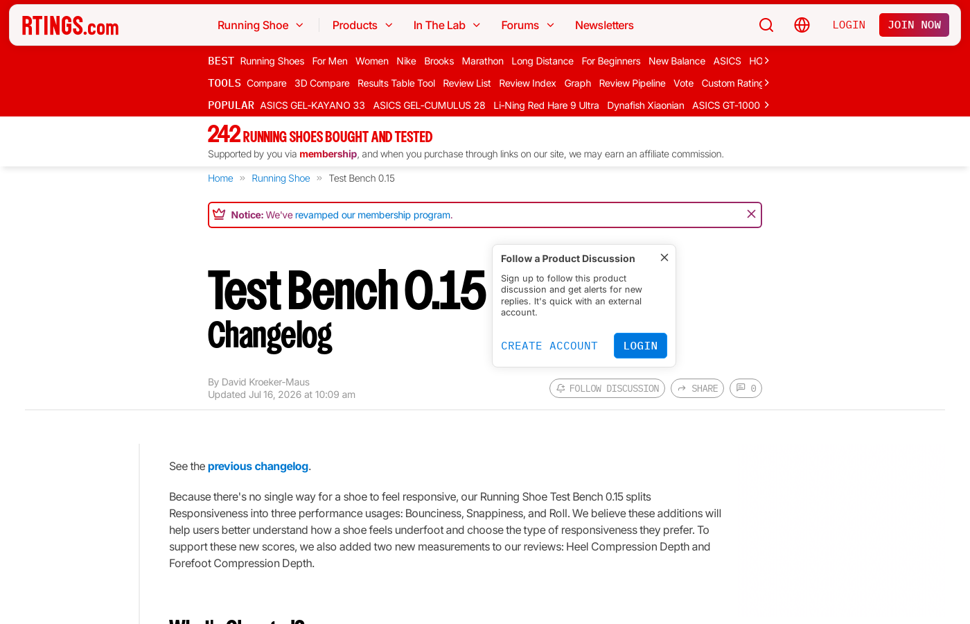 Running Shoe Test Bench 0.15