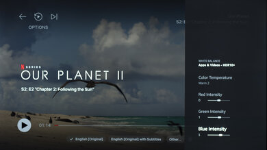 Panasonic W70B Calibration Settings 77