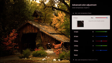 Sony BRAVIA 9 II Calibration Settings 62