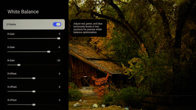 TCL Q77K Calibration Settings 147