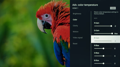 Sony BRAVIA 3 II Calibration Settings 66
