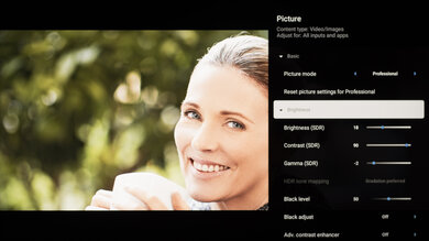 Sony BRAVIA 7 II Calibration Settings 2