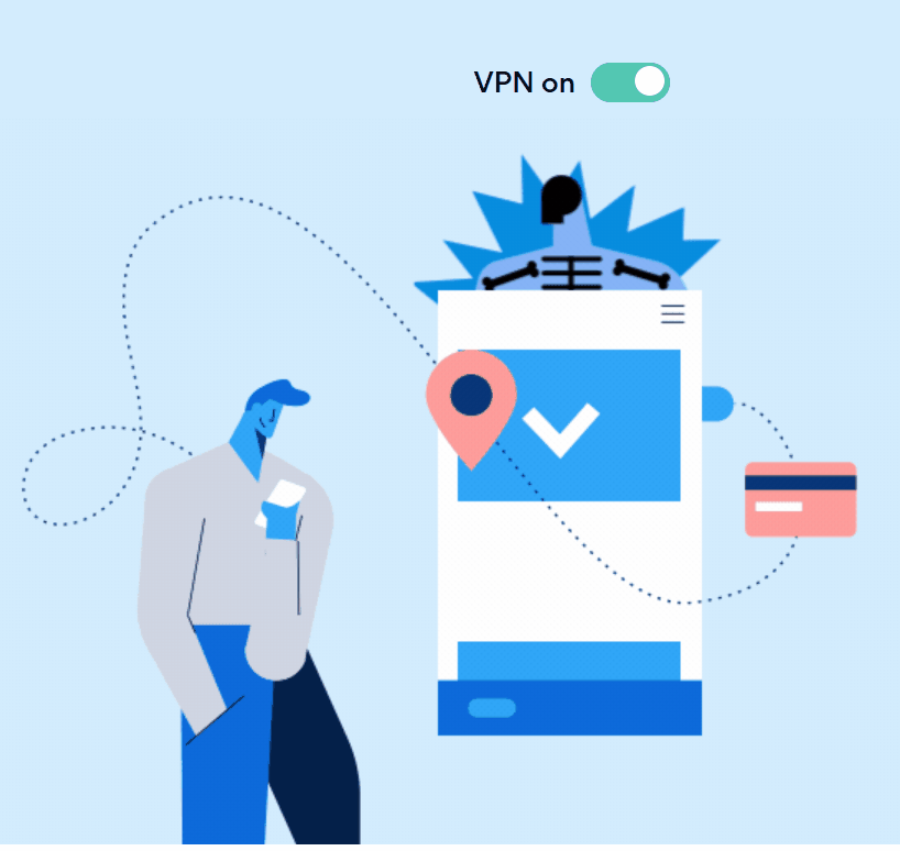 Animated image of misleading adverstisment from HotSpot Shield