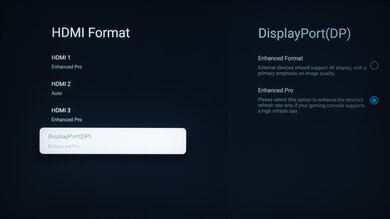 Hisense 100U8QG Calibration Settings 123