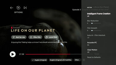 Panasonic Z95B OLED Calibration Settings 134