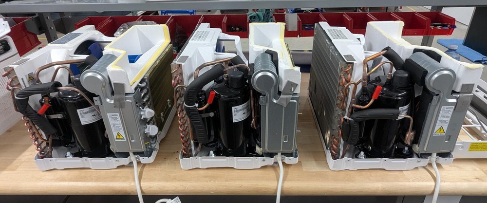 The Frigidaire FFRA051WAE, the Toshiba RAC-WK0512CMRU, and the Frigidaire FHWC054TE1 use the same exact refrigeration system.