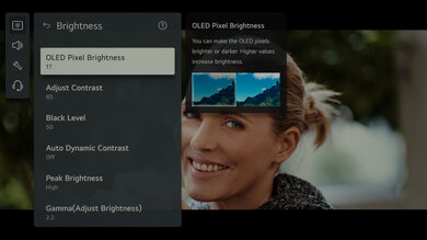 LG G5 OLED Calibration Settings 120
