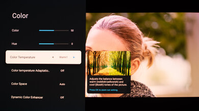 Hisense PT1 Calibration Settings 40